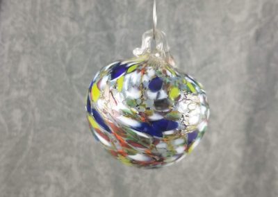 Multicolor Glass Ornament