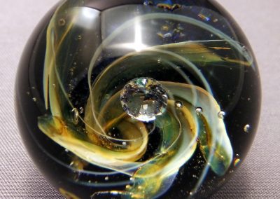 Vortex Marble with Cubic Zirconia (CZVortexT010202)