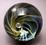 Vortex Marble with Cubic Zirconia (CZVortexT010203)