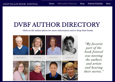 Books from Deep Valley Book Festival Authors